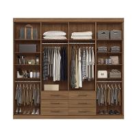 Guarda-Roupa Casal 8 Portas 6 Gavetas 238,80cm Master Santos Andirá - 3