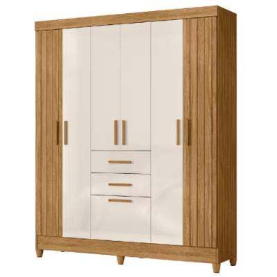 Guarda Roupa Moval Malta 7 Portas 2 Gavetas