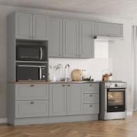 Cozinha Modulada 4 peças 8 portas 5 gavetas S/ Tampo Americana Henn - 1