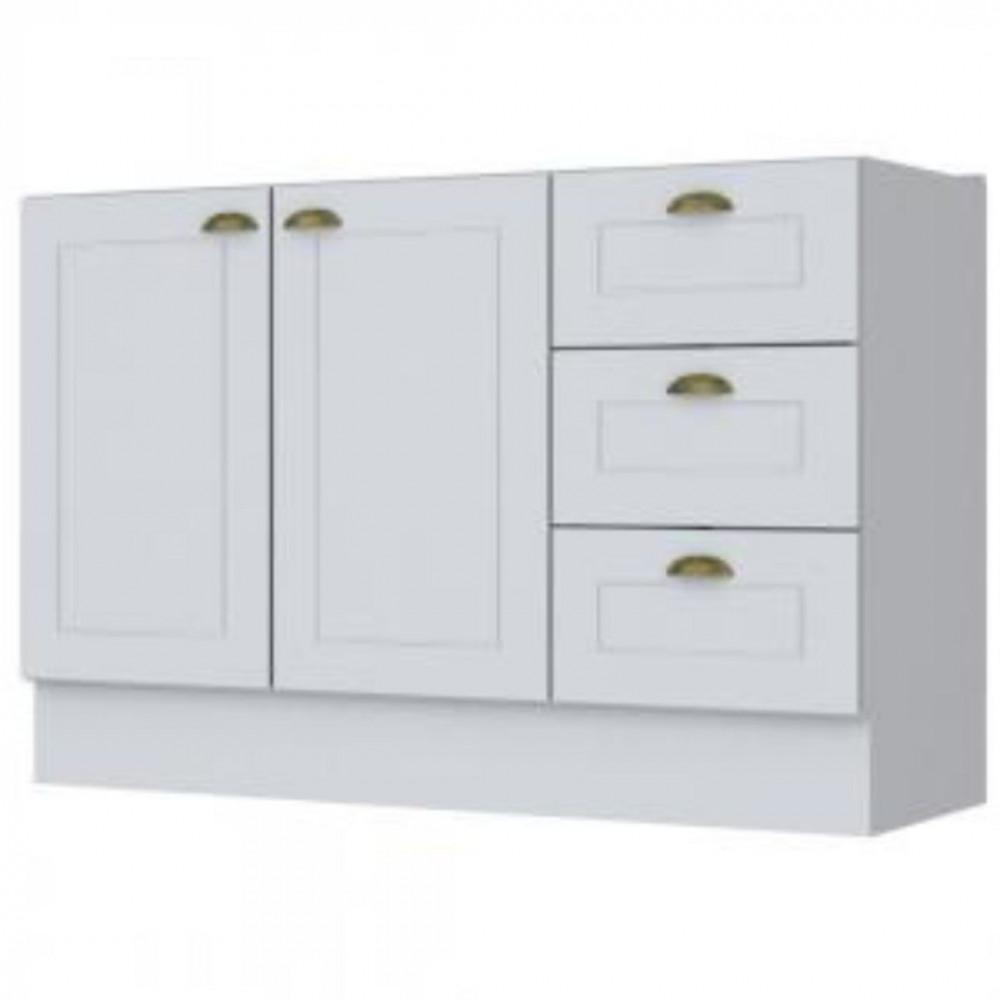 Cozinha Modulada 3 Peças 7 Portas 3 Gavetas Com Tampo Henn Americana - 4