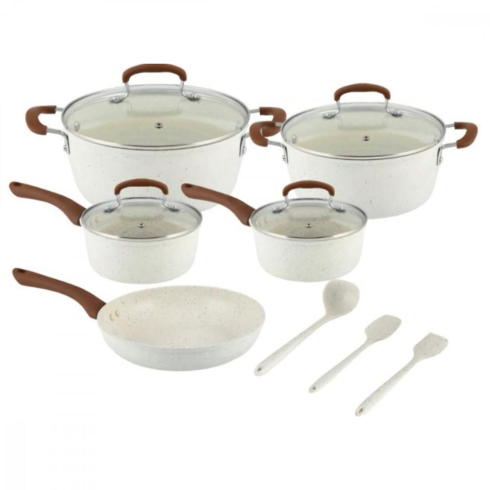 Conjunto Panelas Jaguar 8PCS Indução Casa Ambiente - 1