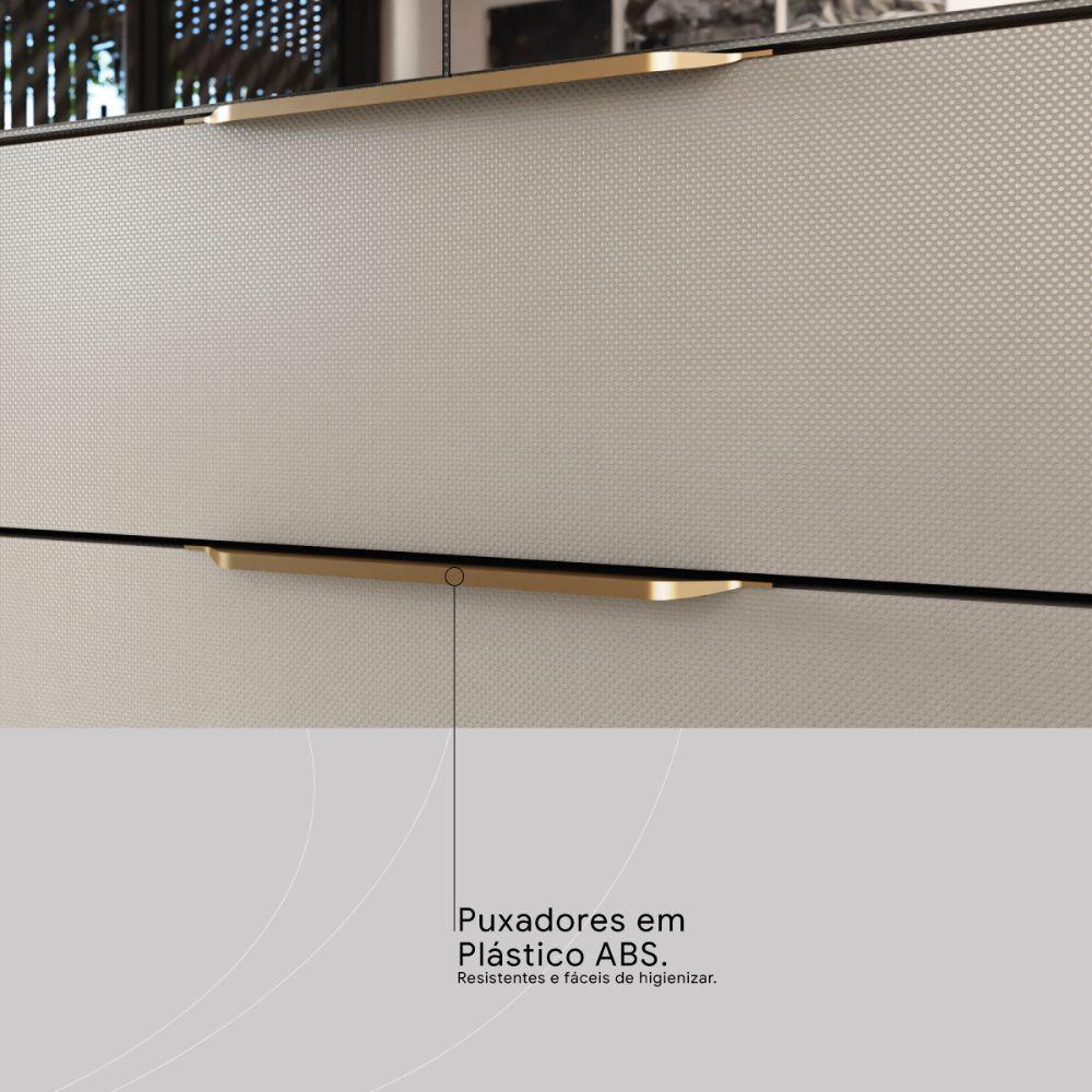 Guarda Roupa Giardino New com 6 Portas e 4 Gavetas Demobile - 6