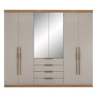 Guarda Roupa Giardino New com 6 Portas e 4 Gavetas Demobile - 2