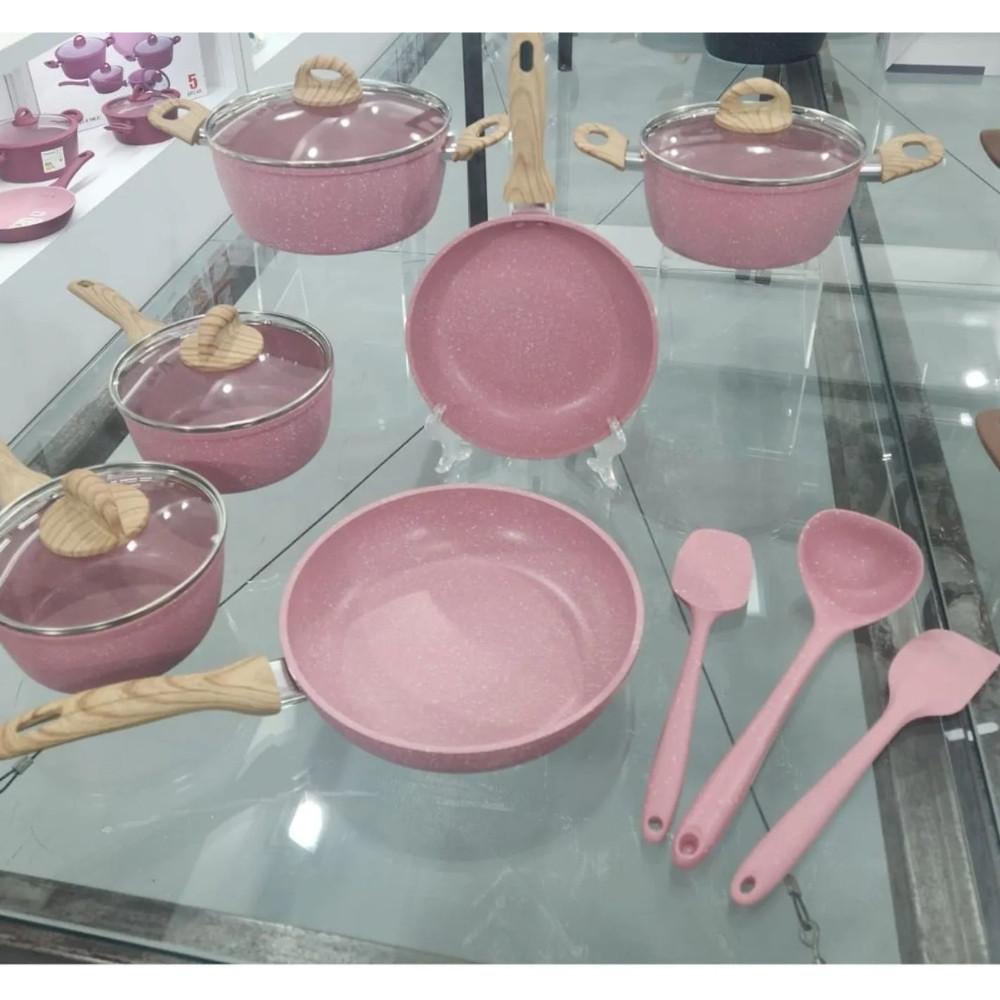 Kit Panelas Casa Ambiente 9 peças Jaguar para indução e faqueiro Tramontina 24 peças Ipanema - 5