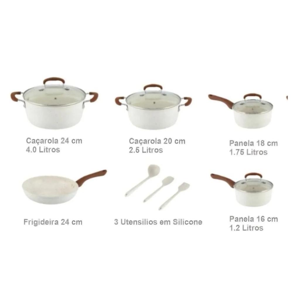 Kit Panelas 8pçs Jaguar com Faqueiro Tramontina 24pçs - 3