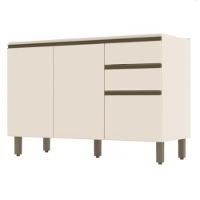 Balcão para Pia 2 Gavetas 3 Portas 120 cm Henn - 1