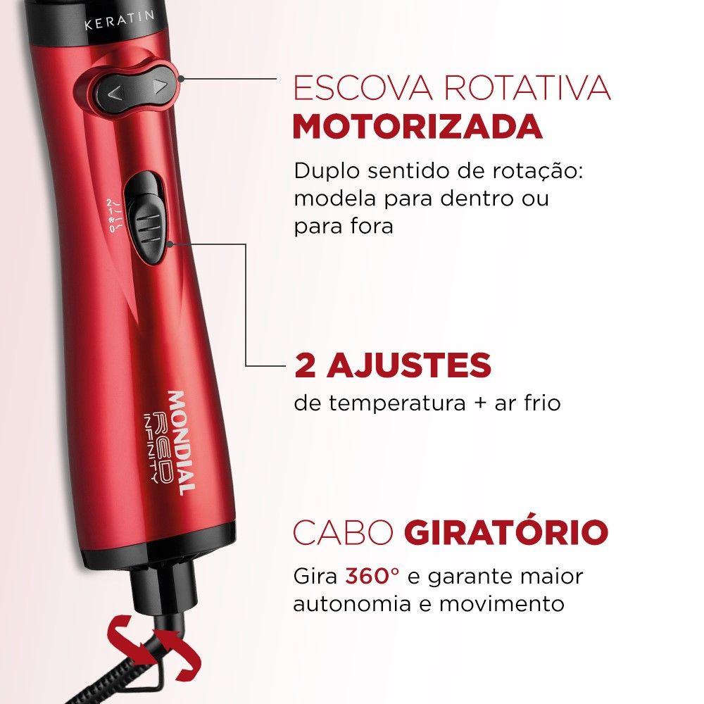Escova Rotativa Mondial Infinity ER-11-KR - 4