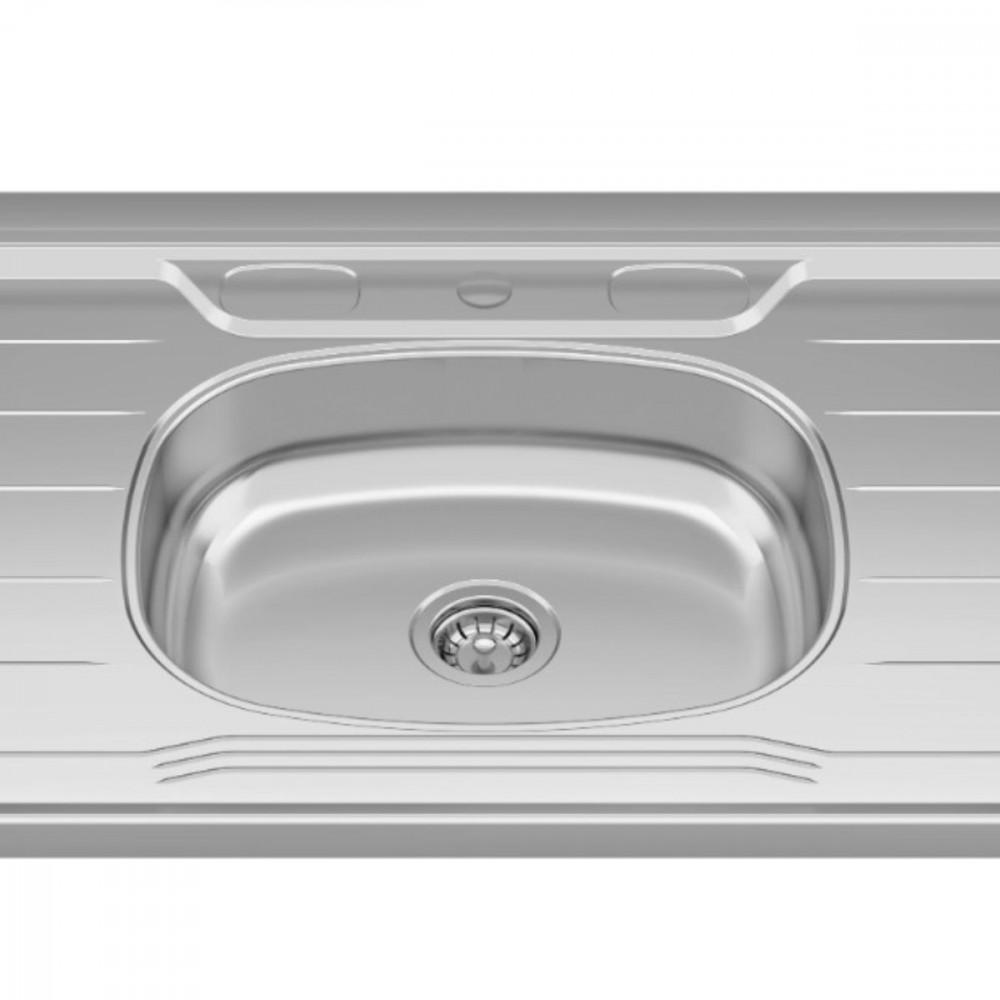 Bacia Inox 1,20x0,53 Duranox Cuba Central - 2