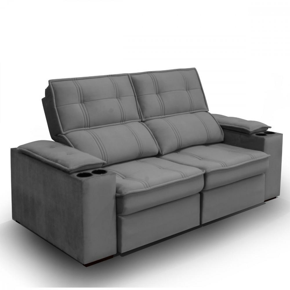 Sofá Beirut 3 lugares Retrátil e Reclinável Solar - 3