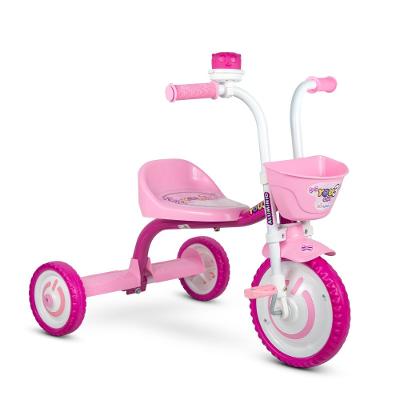 Triciclo Nathor You 3 Girl Rosa Cestinha