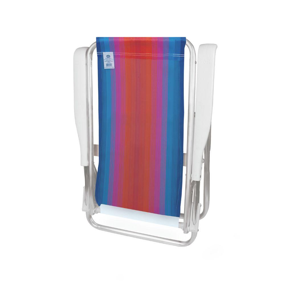 Cadeira de Praia MOR Reclinável Aluminio - 4