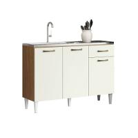 Balcão Aramoveis Atenas 3 Portas 1 Gaveta Sem Tampo - 1