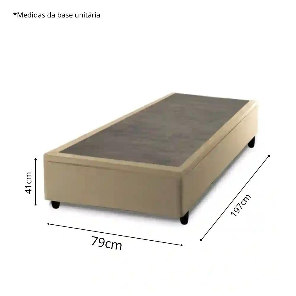 Base Box Baú Prince Sued 79cm x 197 x 41cm - 3