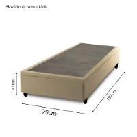 Base Box Baú Prince Sued 79cm x 197 x 41cm - 3