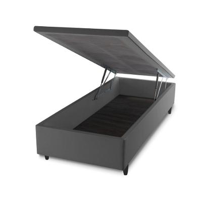 Base Box Baú Solteiro Prince Sued 0,88X1,87X0,24