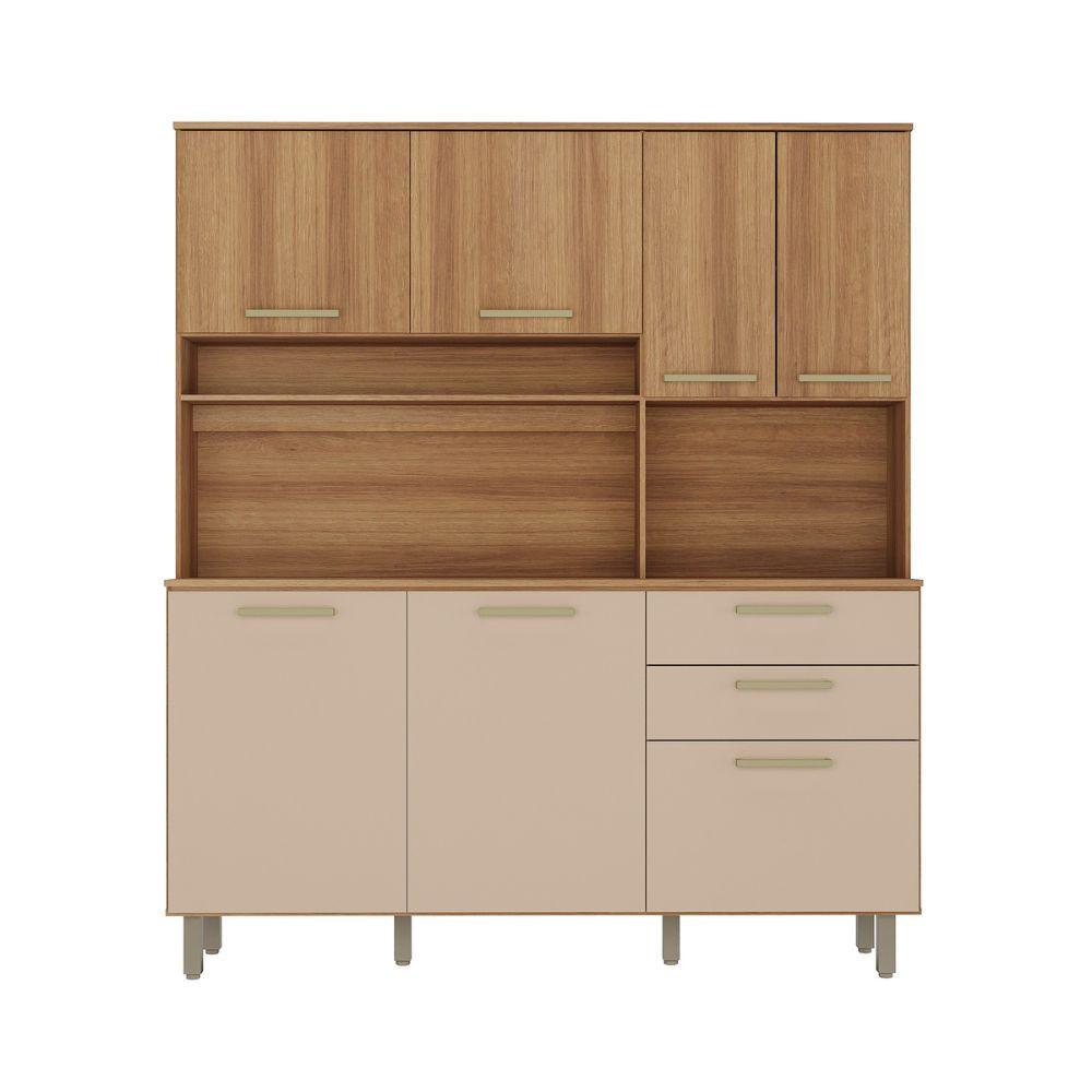 Kit Cozinha Luciane 7 Portas 2 Gavetas - 3