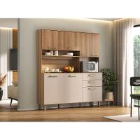 Kit Cozinha Luciane 7 Portas 2 Gavetas - 1