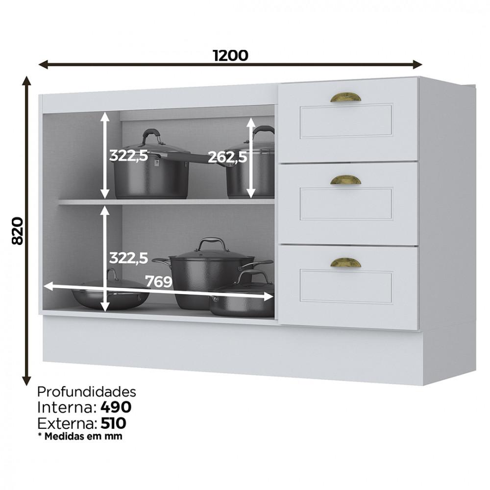 Cozinha Modulada Henn Americana 2 Peças - 9