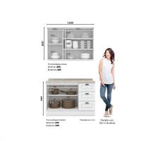 Cozinha Modulada Henn Americana 2 Peças - 3