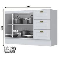 Cozinha Modulada Henn Americana 2 Peças - 9