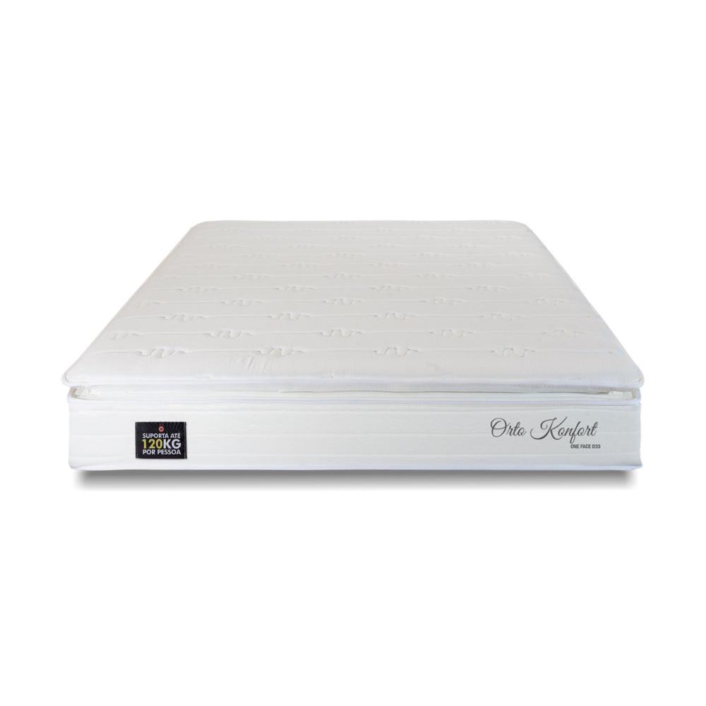 Conjunto Box Casal Hellen Ortopédico Konfort Espuma D33 Pillow Top 138x188x57cm - 5