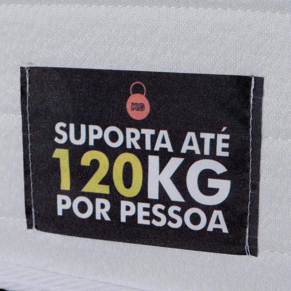 Conjunto Box Casal Hellen Ortopédico Konfort Espuma D33 Pillow Top 138x188x57cm - 6