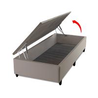 Cama Box Baú Solteiro Hellen Mustang Espuma D45 Pillow Top 88x188x60cm - 5