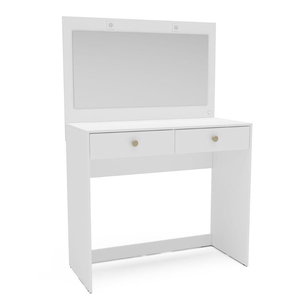 Penteadeira Politorno Valence Com Led 2 Gavetas - 2