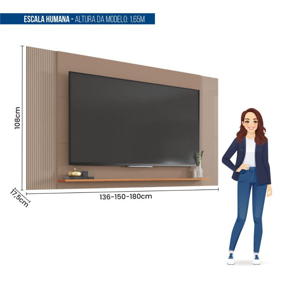 Painel Extensível Para TV Até 65 Polegadas Perola Caemmun - 3