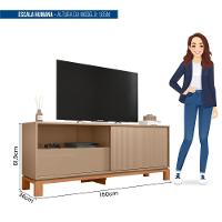 Rack Bancada Para TV Até 55 Polegadas Mondrian Caemmun - 8