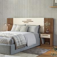 Cabeceira Casal 2 Gavetas 256cm Loanda Santos Andirá - 1