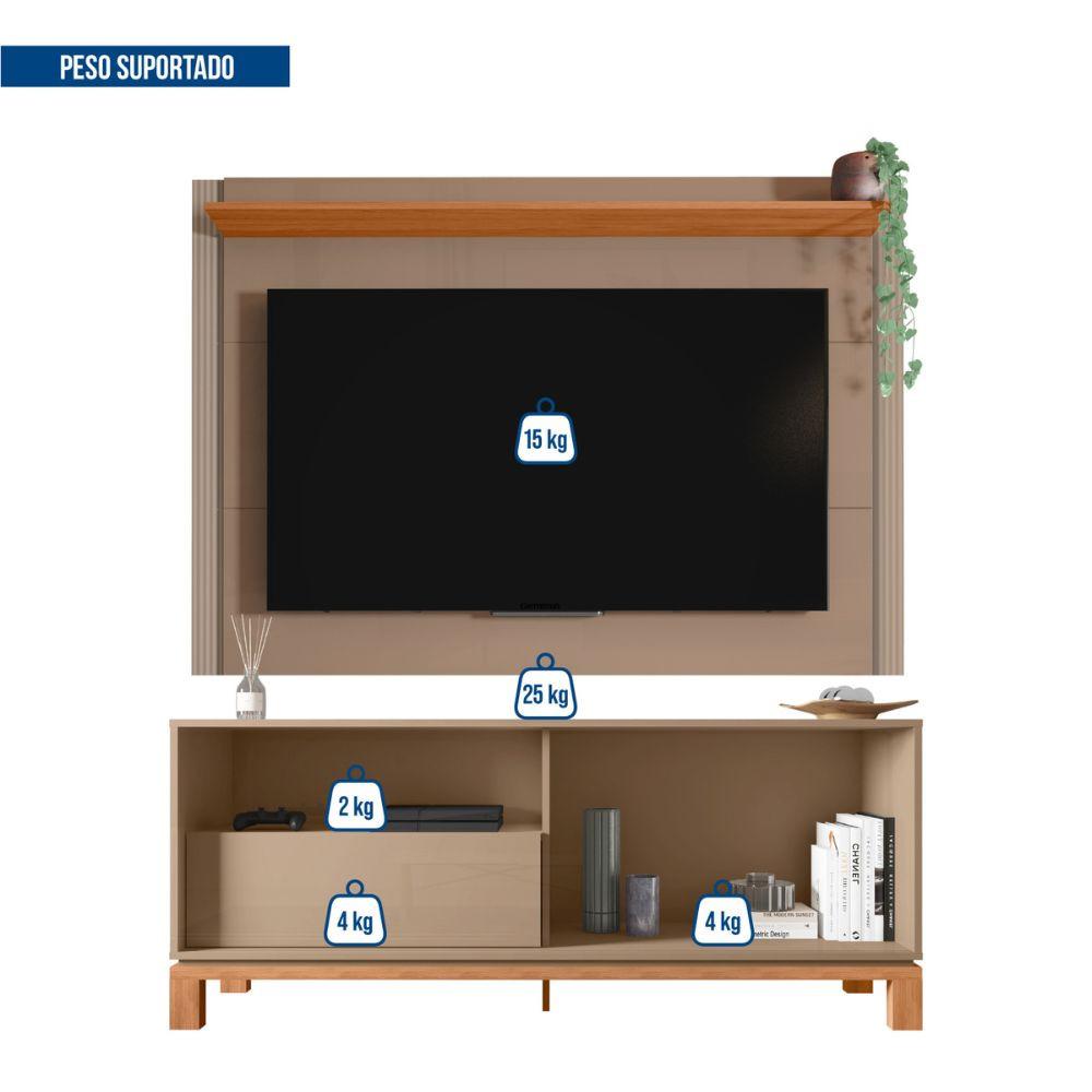 Rack Bancada Com Painel Para TV 65 Polegadas Caemmun - 7