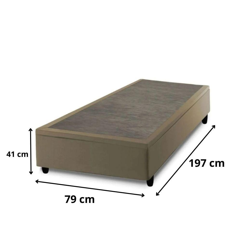 Base Box Baú Queen Size Prince Sued 0,79X1,97X0,41 - 4