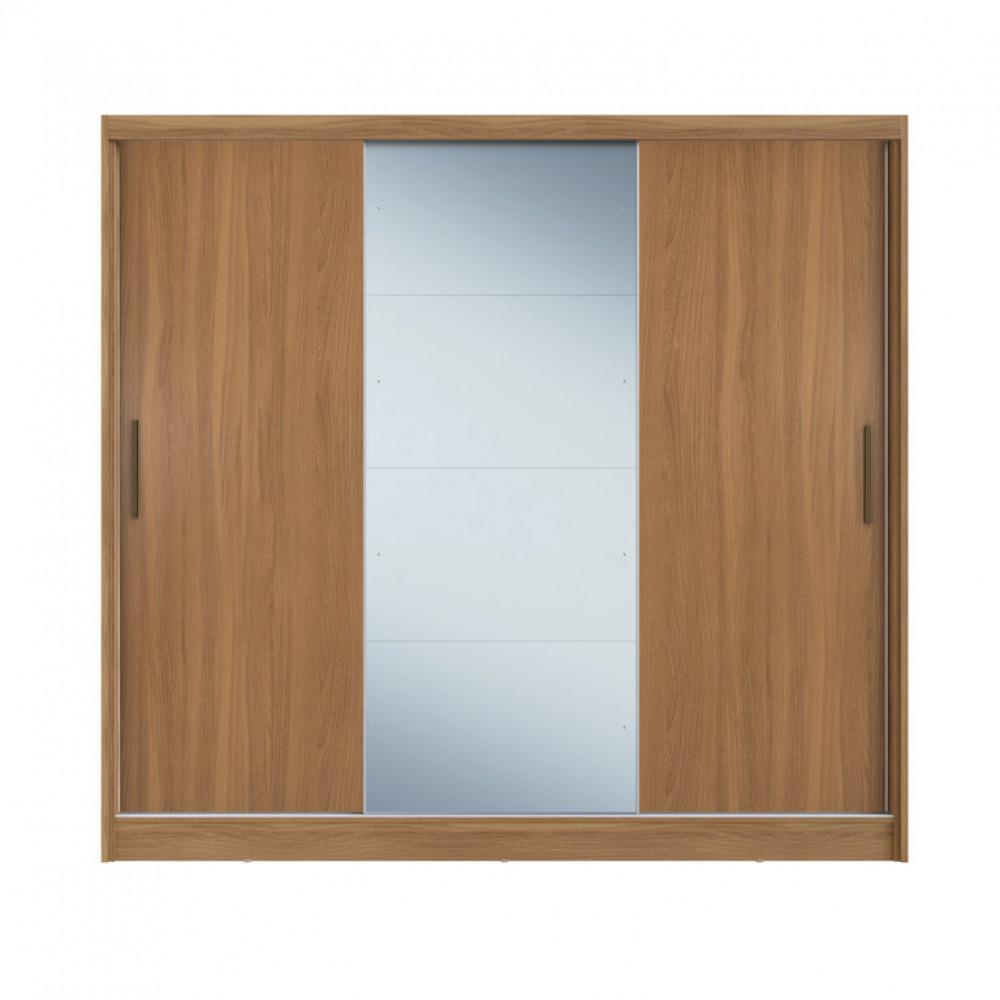Guarda Roupa Casal MDF Demobile Dalila 3 Portas Com Espelho - 4