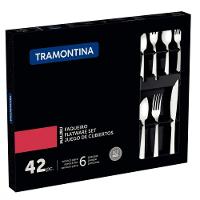 Faqueiro Tramontina Malibu 42 Peças Aço Inox Classic - 3