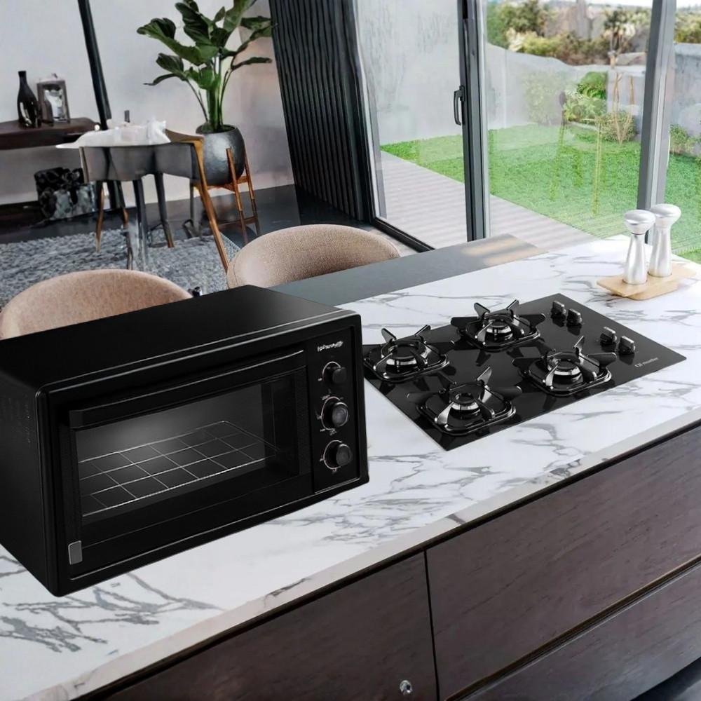 Kit Cooktop Mueller 4 Bocas Ultra Chama G5 e Forno Elétrico Mueller 50L MFB50B - 8