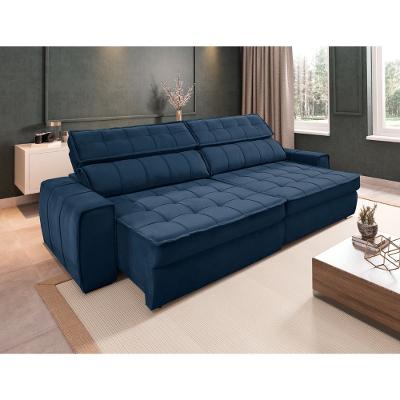 Sofá 254 cm 3 Lugares  Retrátil Reclinável Matielo América