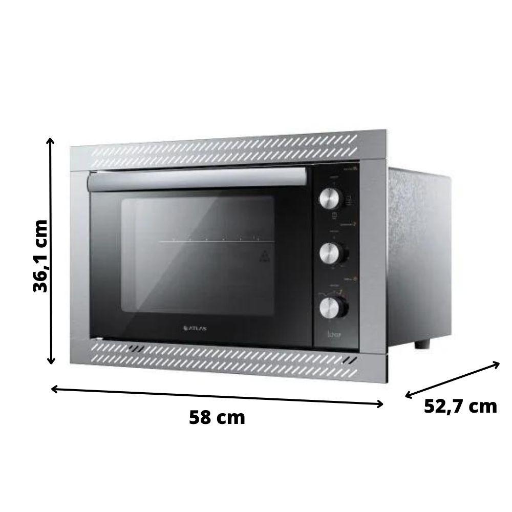 Forno Elétrico 44 Litros Atlas U.Top Embutir - 4