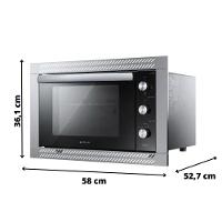 Forno Elétrico 44 Litros Atlas U.Top Embutir