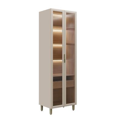 Cristaleira Com LED 2 Portas Allure Linea Brasil 70cm MDF