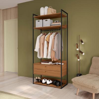 Armário Alto 2 Prateleiras 2 Gavetas Kappesberg