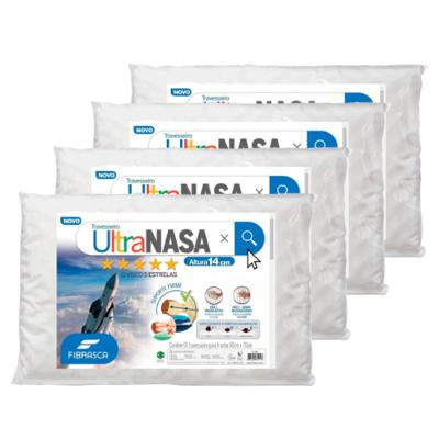 Kit Quatro Travesseiros Fibrasca Ultra Nasa