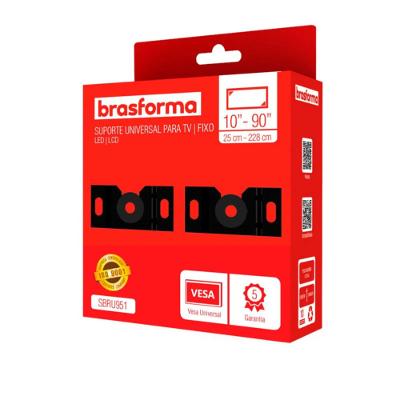 Suporte Sbru951 Fixo Parede até 90 Polegadas Brasforma