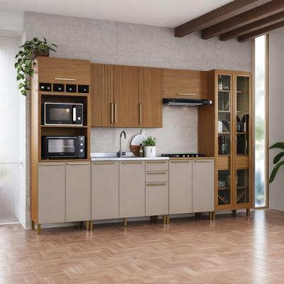 Cozinha Modulada Indekes Imperial 6 Peças 13 Portas 3 Gavetas