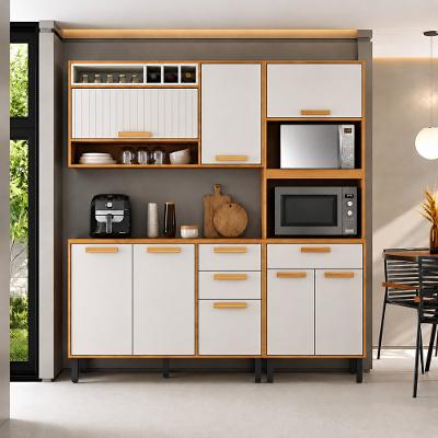 Cozinha Modulada 3 Peças 5 Portas 2 Gavetas com Tampo Itatiaia Napoles