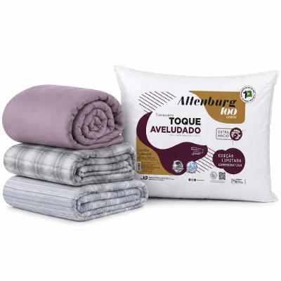 Conjunto Travesseiro e Edredom Dupla Face Altenburg New Confort