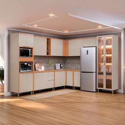 Cozinha Modulada Allure Linea Brasil 10 Peças 20 Portas 3 Gavetas