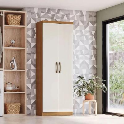Armário Multiuso 2 Portas 6 Prateleiras Henn Margarina 61cm