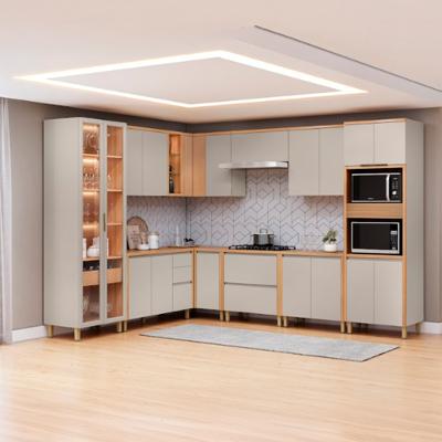 Cozinha Modulada Allure Linea Brasil 10 Peças 20 Portas 4 Gavetas