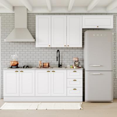 Cozinha Compacta 5 Peças 100% 8 Portas 3 Gavetas MDF Americana Henn